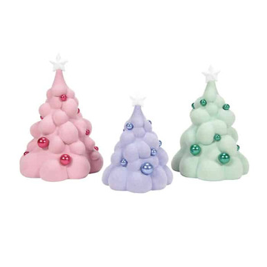Department 56 Village Accessories, Mallowdream Trees - Set of 3 (6015657)