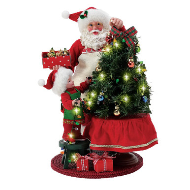 Enesco Possible Dreams Santa Figurine, Final Touches (6015867)