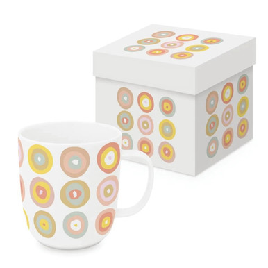 Paperproducts Design Gift-Boxed Matte Mug, Bubbles (604639)