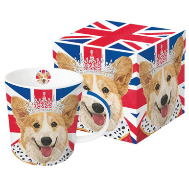 Paperproducts Design Gift-Boxed Mug, Royal Corgi (604757)