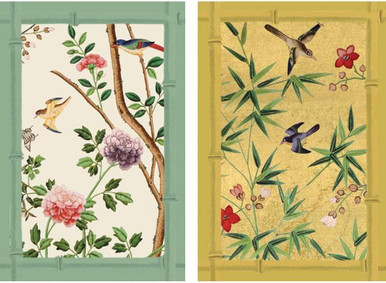 Caspari Playing Cards, Chinese Wallpaper - Set of 2 Decks (PC123)