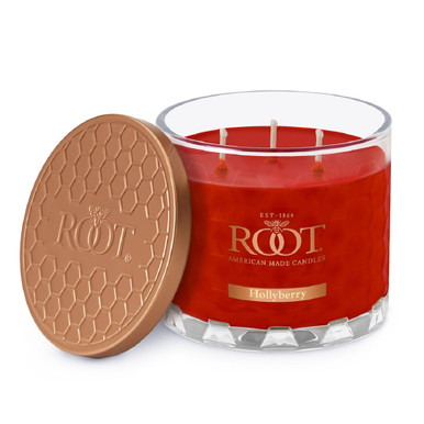 Root 3-Wick Honeycomb Candle - Holly Berry (631368)
