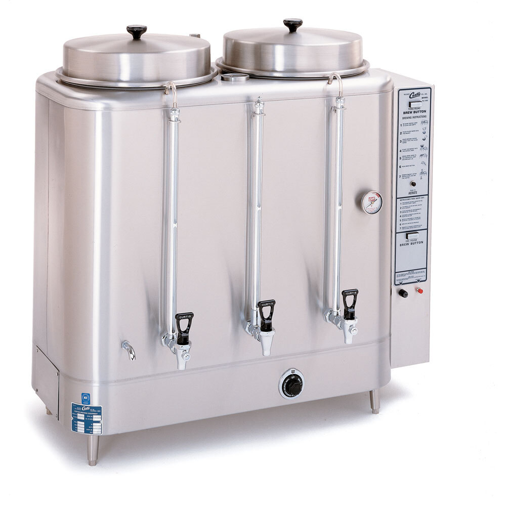 Curtis RU-1000-12 Automatic Twin 10 Gallon Coffee Urn - 220V