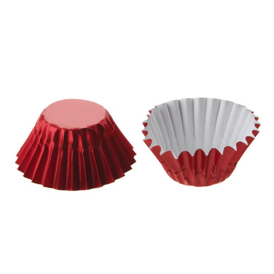Fox Run Red Foil Bake Cups, Mini (6957)