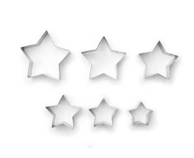 Fox Run Cookie Cutter Set, Stars (3626)