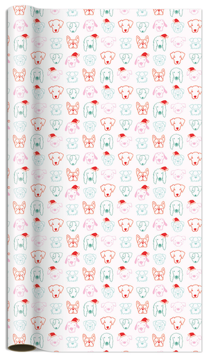 The Gift Wrap Company Jumbo Roll Wrap, Woofy Cheer (76-191631)