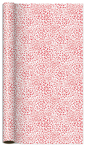 The Gift Wrap Company Jumbo Roll Wrap, Red Petals (76-191640)
