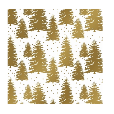The Gift Wrap Company Jumbo Gift Wrap Roll, Golden Trees (76-9903)