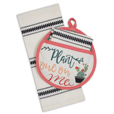 Design Imports Plant One On Me Potholder Gift Set (791630)