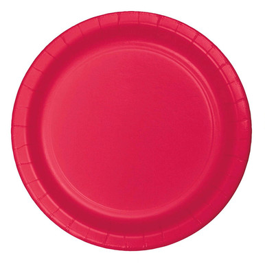CEG Paper Lunch Plates, Hot Magenta (79177B)