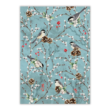 Michel Design Works Kitchen Towel, Winterberry & Balsam (810444)