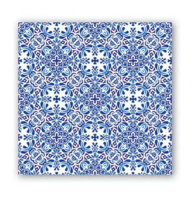 Michel Design Works Paper Luncheon Napkins, Indigo Seas - 2 Packs (817438)
