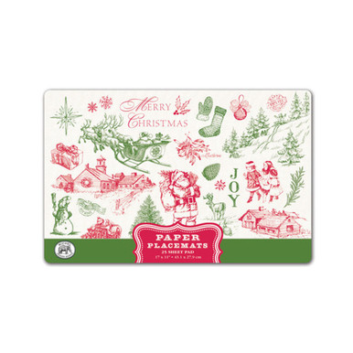 Michel Design Works Paper Placemats, It's Christmastime (824396)