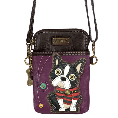 Chala Cell Phone Crossbody Bag, Boston Terrier (827BT9)