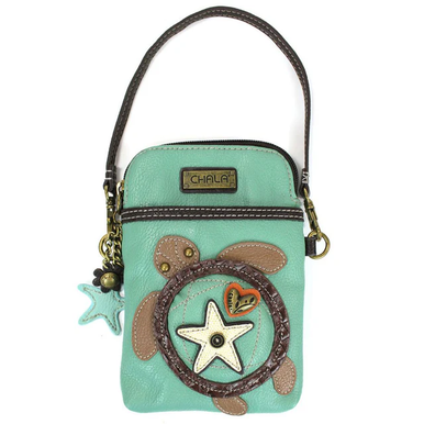 Chala Cell Phone Crossbody Bag, Turtle Teal (827TU4)