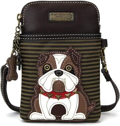Chala Cell Phone Crossbody Bag, Bulldog Brown (827UL7S)