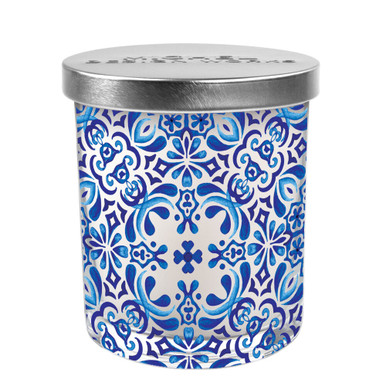 Michel Design Works Glass Candle, Indigo Seas (831438)
