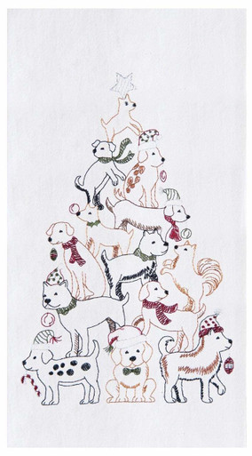 C&F Home Kitchen Towel, Puppy Tree (86171116)