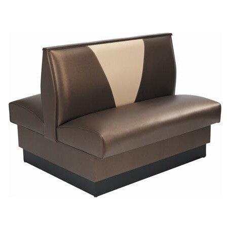 American Tables & Seating 46" Long Double V Shape Back Booth - 36" High