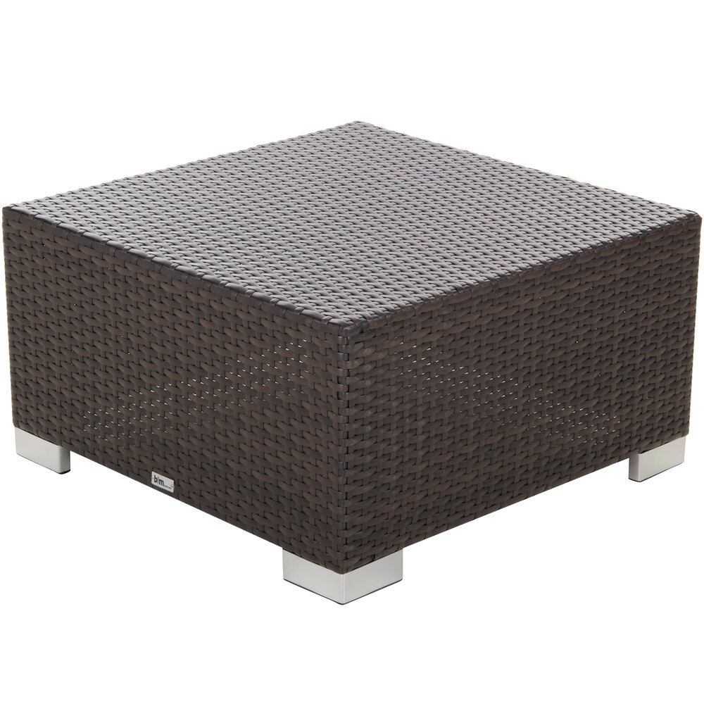 BFM Seating Aruba Java Wicker Ottoman
