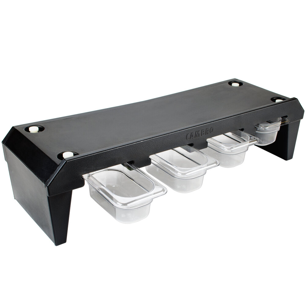 Cambro 730CONRK110 Black Cambar® Condiment Rack