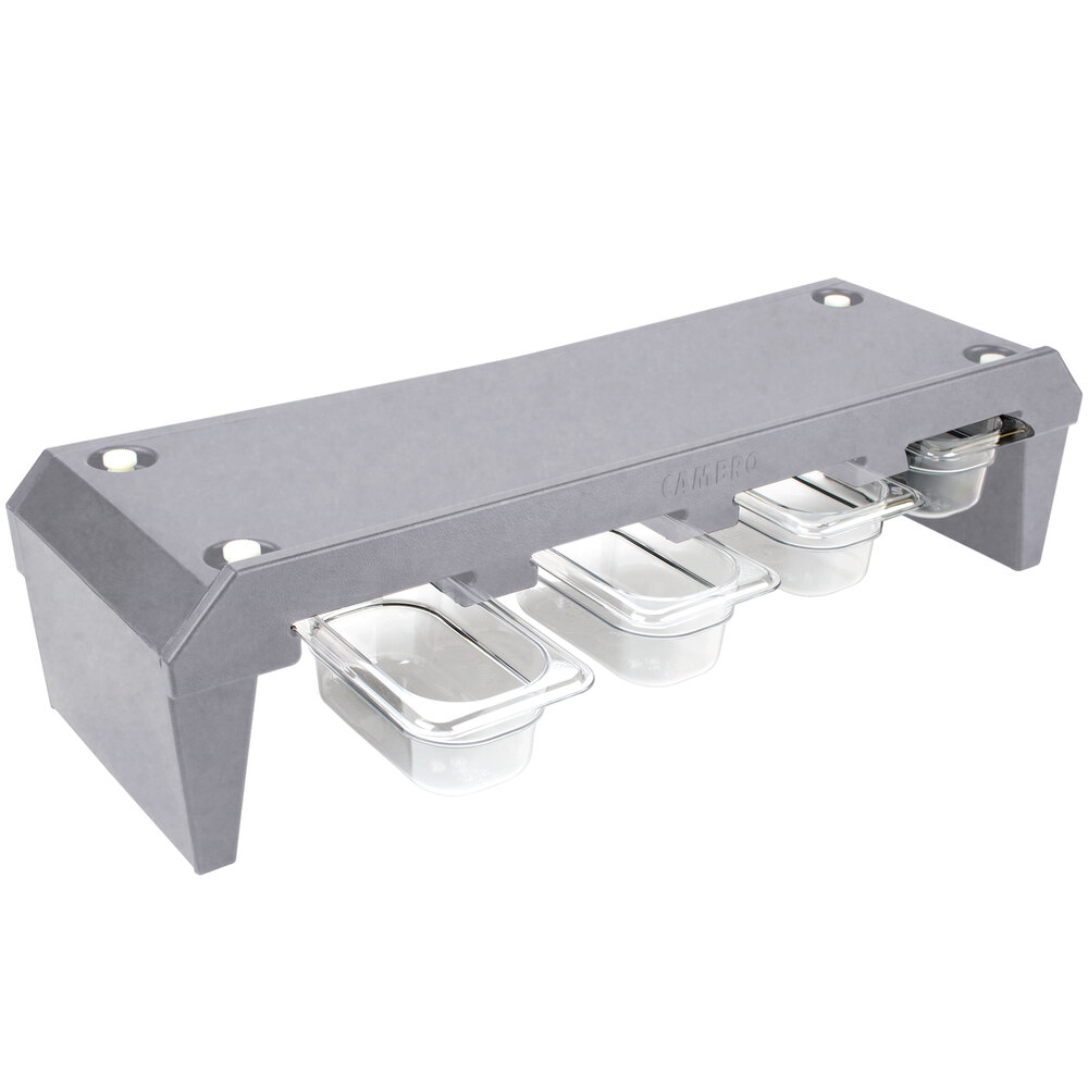 Cambro 730CONRK191 Granite Gray Cambar® Condiment Rack