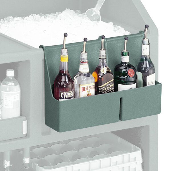 Cambro BAR54SR401 Slate Blue 5-Bottle Cambar® Speed Rail