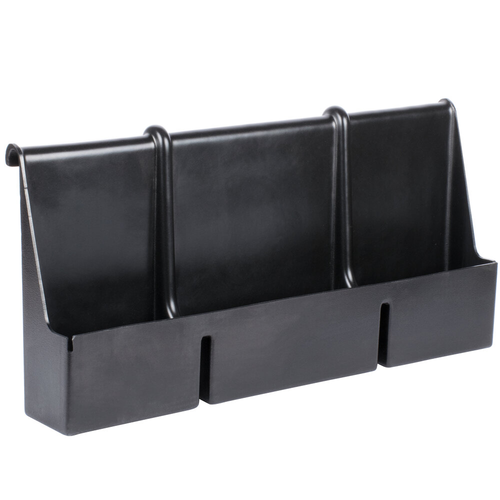 Cambro 730SR110 Black 7-Bottle Cambar® Speed Rail