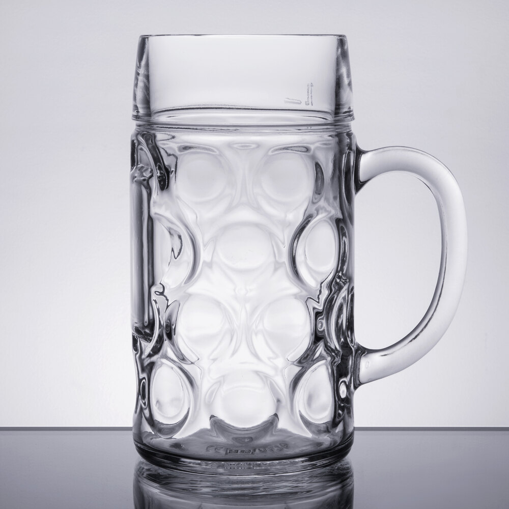 Libbey 12030021 33.875 oz. Customizable Oktoberfest Beer Mug - 6/Case