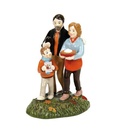 Department 56 Halloween Village- Touchdowns, Turkey & Pie (6013601)