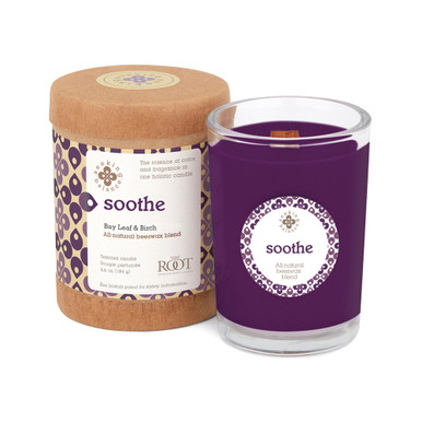 Root Seeking Balance Jar Candle, Soothe - Bay Leaf & Birch (9941431)