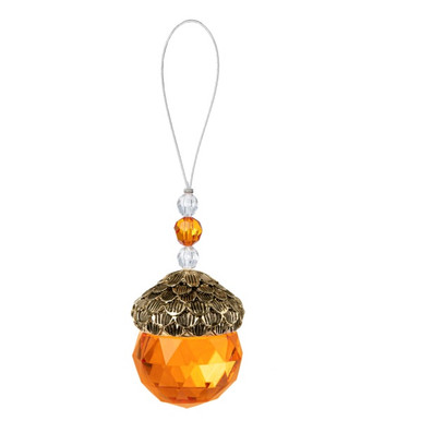 Ganz Acrylic Ornament, Acorn - Orange (ACRYF-136D)