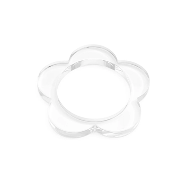 Zenzii Bracelet, Flower Bangle - Clear (B1588CLR)