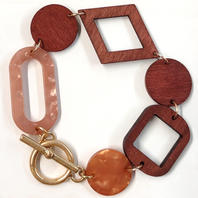 Ganz Bracelet, Groovy - Merlot (BRAC9014-MERLOT)