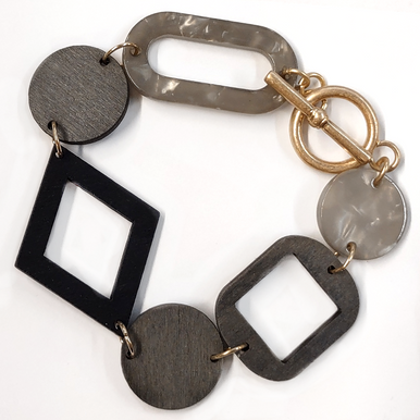 Ganz Bracelet, Groovy - Steel (BRAC9014-STEEL)