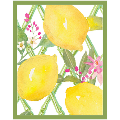 Caspari Bridge Tally Sheets, Limoncello (BT152)