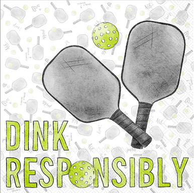 Boston International IHR Paper Beverage Napkins, Dink Responsibly (C053000)