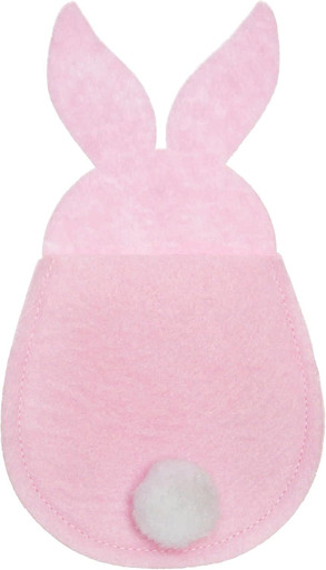 C&F Home Bunny Silverware Holder, Pink - Set of 6 (C4740521)