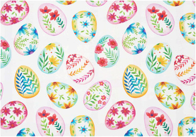 C&F Home Placemat, Colorful Easter Egg Charm & Plaid Spring - Set of 4 (C842623496)