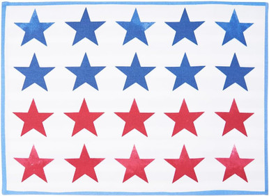 C&F Home Placemat, Red White & Pow - Set of 4 (C842623500)