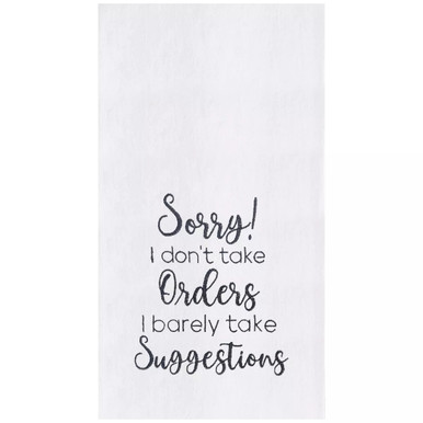 C&F Home Kitchen Towel, Don't Take Orders (C861711010)