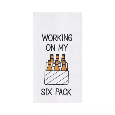 C&F Home Kitchen Towel, Working on My Six Pack (C861711075)