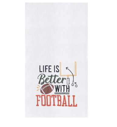 C&F Home Kitchen Towel, Life with Football (C86171971)