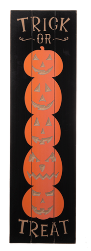 Ganz Carved Wall Décor - Trick or Treat with Jack-O-Lantern (CA196121)