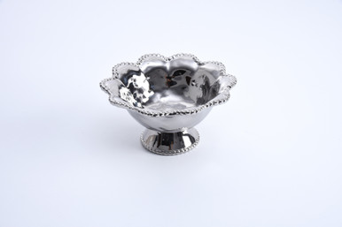 Pampa Bay Verona Footed Bowl, Silver (CER-1714)