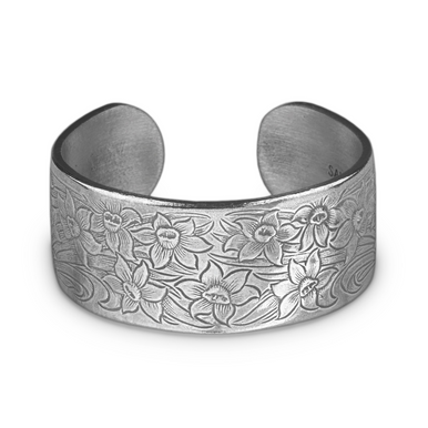 Salisbury Pewter Bracelet, Flower of the Month - March (CFMB-03)
