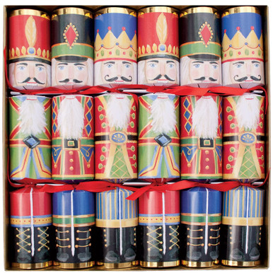 Caspari Christmas Crackers, Nutcrackers, Box of 6 (CK171.12)