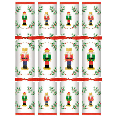Caspari Christmas Crackers, Little Nutcracker, Box of 8 (CK173.10)