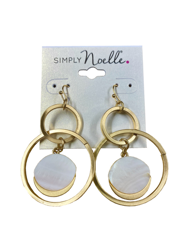 Ganz Statement Earring, Gold