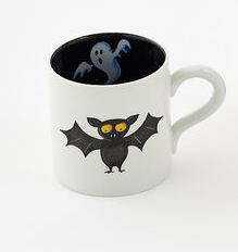 One Hundred 80 Degrees Halloween Mug, Bat (EM2600A)